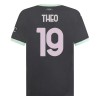 Maglia ufficiale AC Milan Theo 19 Alternativa 2024-25 per Bambino